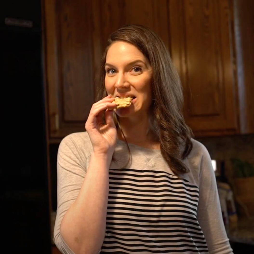 Chewy Plantain Apple Cookies